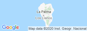 Los Llanos De Aridane map